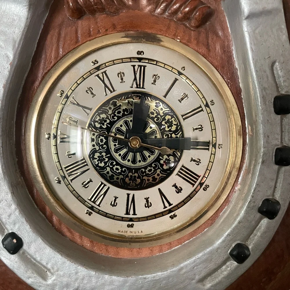 VTG 1975 Cermanic Horse Head Clock
